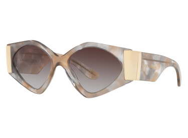 Dolce & Gabbana DG4396 33218G Havana Transparent Grey/Grey Gadient Black