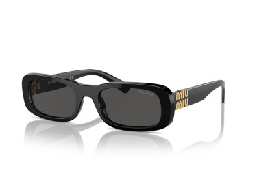 Miu Miu MU08ZS 1AB5S0 Black/Dark Grey