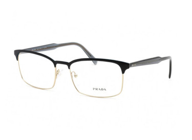 Prada PR54WV VH81O1 Matte Blue/Pale Gold 56mm