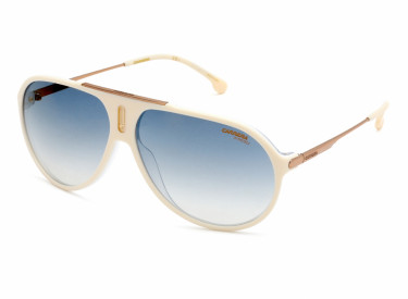Carrera HOT65 0SZJ 1V Ivory/Blue Gradient Gold Mirror