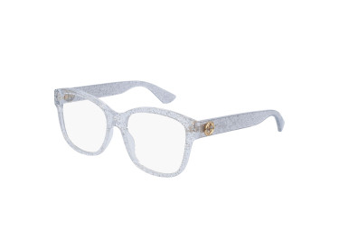 Gucci GG0038ON 006 Shiny Glitter Silver 54mm