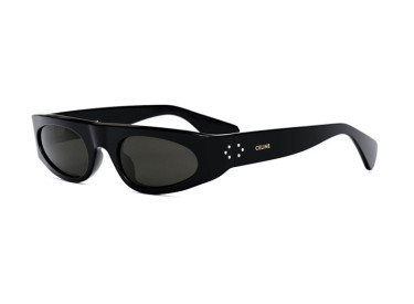 Celine CL40260I 01A Shiny Black/Smoke