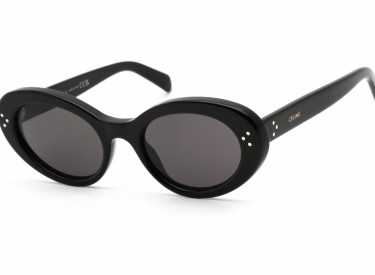 Celine CL40193I 01A Shiny Black/Dark Grey Smoke
