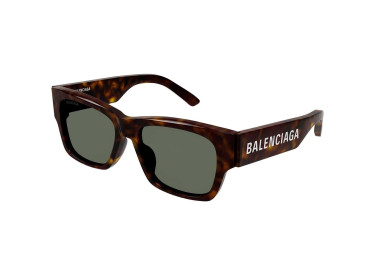 Balenciaga BB0262SA 002 Dark Havana/Green