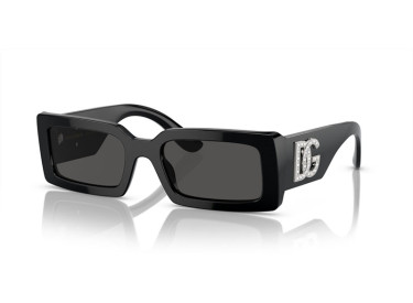 Dolce & Gabbana DG4447B 335587 Shiny Black/Dark Grey