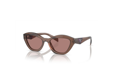 Prada PRA02S 17O60B Transparent Brown/Light Brown