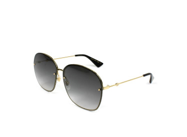 Gucci GG0228S 002 Gold/Grey