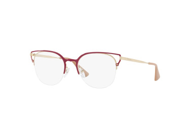 Prada PR64UV LFA1O1 Red/Pale Gold 51mm