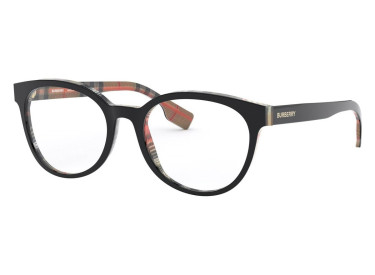 Burberry BE2315F 3838 Top Black on Vintage Check 52mm