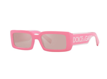 Dolce & Gabbana DG6187 3262/5 Pink/Light Pink Mirror Silver
