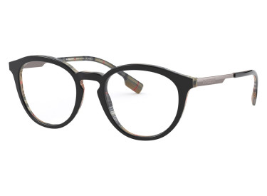 Burberry BE2321 3838 Top Black On Vintage Check 51mm