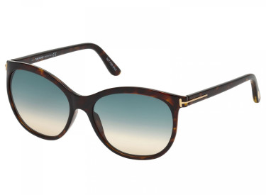 Tom Ford FT0568 52P Dark Havana/Gradient Green
