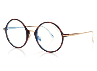 Tom Ford FT5703-B 053 Blonde Havana 52mm