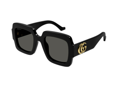 Gucci GG1547S 001 Shiny Black/Grey