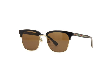 Gucci GG0382S 002 Black/Gold/Brown