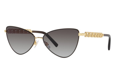Dolce & Gabbana DG2290 13118G Gold/Matte Black/Grey Gradient